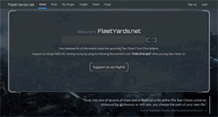 Desktop Screenshot of fleetyards.net